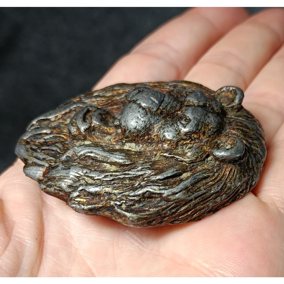 Indiana Metal Craft Lion Head Belt Buckle Vintage 1980s Heavy Cast Rustic - Picture 5 of 10